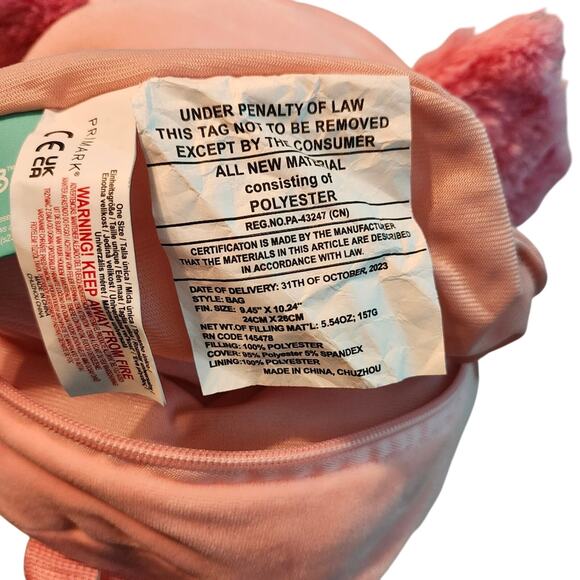 RARE Squishmallows Winking ARCHIE Axolotl Plush Backpack PRIMARK EXCLUSIVE NWT - Picture 6 of 10